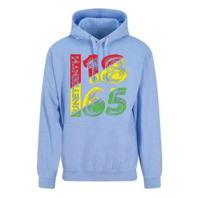 Juneteenth 1865 Black History Unisex Surf Hoodie