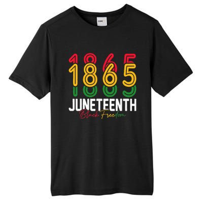 Juneteenth 1865 Black Freedom History Month African American Tall Fusion ChromaSoft Performance T-Shirt