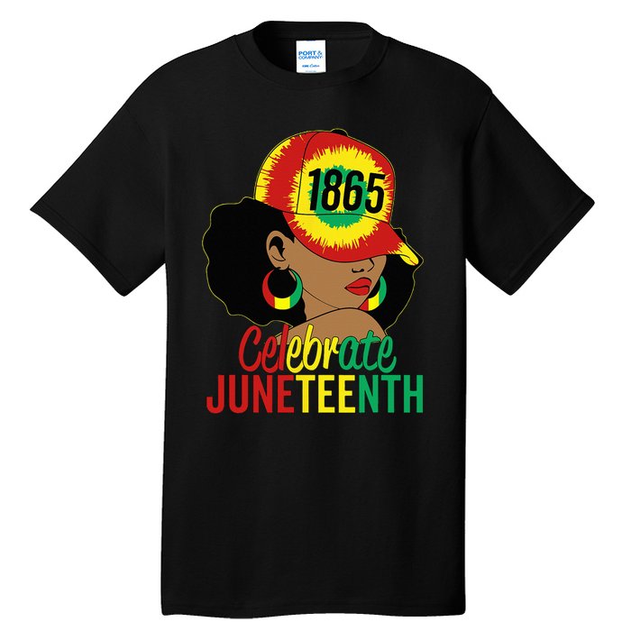 Juneteenth 1865 Celebrate Freedom Day African American Tall T-Shirt