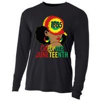 Juneteenth 1865 Celebrate Freedom Day African American Cooling Performance Long Sleeve Crew