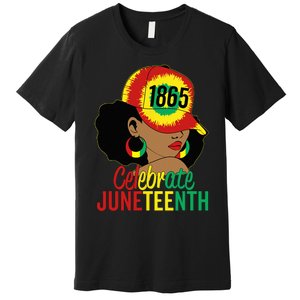 Juneteenth 1865 Celebrate Freedom Day African American Premium T-Shirt