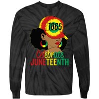 Juneteenth 1865 Celebrate Freedom Day African American Tie-Dye Long Sleeve Shirt