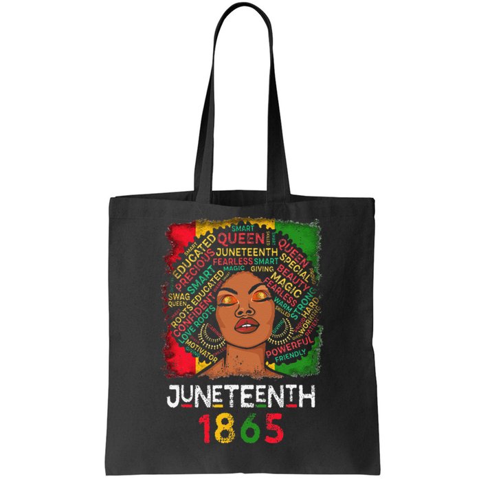 Juneteenth 1865 Celebrate African American Freedom Day Tote Bag