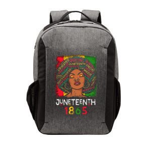 Juneteenth 1865 Celebrate African American Freedom Day Vector Backpack