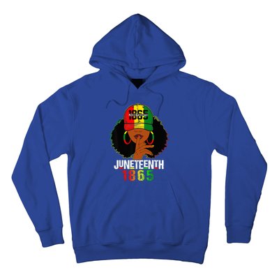 Juneteenth 1865 Celebrate Freedom Celebrating Black Women Hoodie