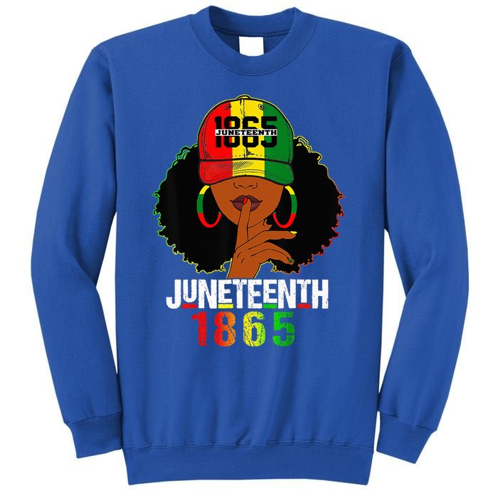 Juneteenth 1865 Celebrate Freedom Celebrating Black Women Sweatshirt