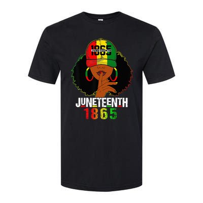 Juneteenth 1865 Celebrate Freedom Celebrating Black Women Softstyle CVC T-Shirt