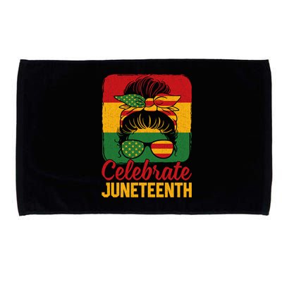 Junenth 1865 Celebrate Freedom Celebrating Junenth Gift Microfiber Hand Towel