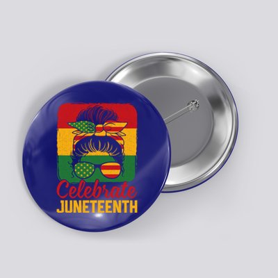 Junenth 1865 Celebrate Freedom Celebrating Junenth Gift Button