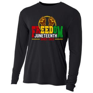 Juneteenth 1865 Celebrate African American Freedom Day Cooling Performance Long Sleeve Crew