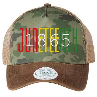 Juneteenth 1865 celebrating Black History African American Legacy Tie Dye Trucker Hat