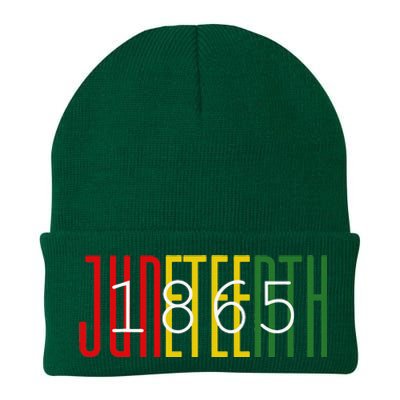 Juneteenth 1865 celebrating Black History African American Knit Cap Winter Beanie