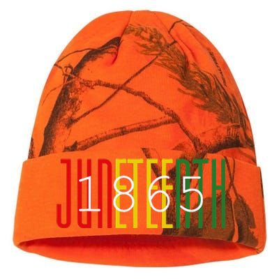 Juneteenth 1865 celebrating Black History African American Kati Licensed 12" Camo Beanie