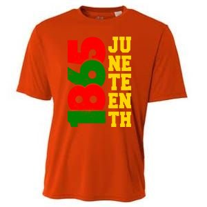 Juneteenth 1865 Celebrate Black Pride Freedom Day Gift Cooling Performance Crew T-Shirt