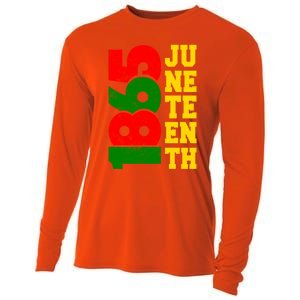 Juneteenth 1865 Celebrate Black Pride Freedom Day Gift Cooling Performance Long Sleeve Crew