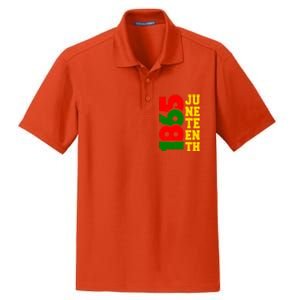 Juneteenth 1865 Celebrate Black Pride Freedom Day Gift Dry Zone Grid Polo