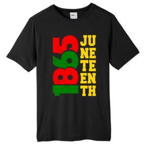 Juneteenth 1865 Celebrate Black Pride Freedom Day Gift Tall Fusion ChromaSoft Performance T-Shirt