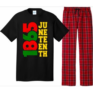 Juneteenth 1865 Celebrate Black Pride Freedom Day Gift Pajama Set