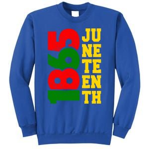 Juneteenth 1865 Celebrate Black Pride Freedom Day Gift Sweatshirt