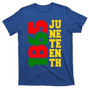 Juneteenth 1865 Celebrate Black Pride Freedom Day Gift T-Shirt