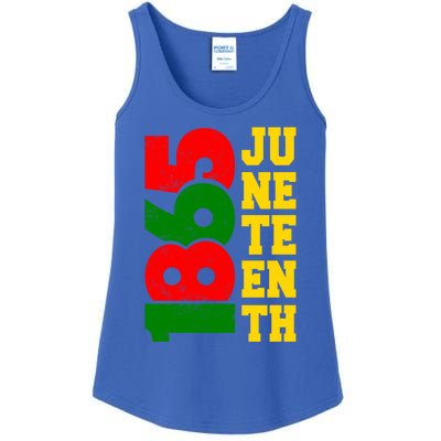 Juneteenth 1865 Celebrate Black Pride Freedom Day Gift Ladies Essential Tank