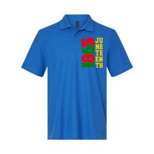 Juneteenth 1865 Celebrate Black Pride Freedom Day Gift Softstyle Adult Sport Polo