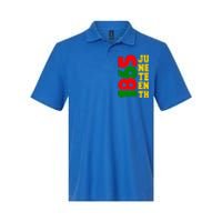 Juneteenth 1865 Celebrate Black Pride Freedom Day Gift Softstyle Adult Sport Polo