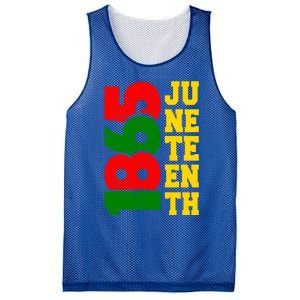 Juneteenth 1865 Celebrate Black Pride Freedom Day Gift Mesh Reversible Basketball Jersey Tank