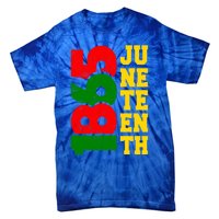 Juneteenth 1865 Celebrate Black Pride Freedom Day Gift Tie-Dye T-Shirt