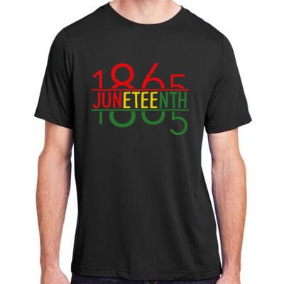 Juneteenth 1865 celebrating Black History African American Adult ChromaSoft Performance T-Shirt