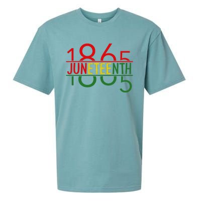 Juneteenth 1865 celebrating Black History African American Sueded Cloud Jersey T-Shirt