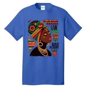 Junenth 1865 Celebrate Freedom Celebrating Black Gift Tall T-Shirt