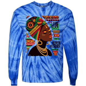 Junenth 1865 Celebrate Freedom Celebrating Black Gift Tie-Dye Long Sleeve Shirt