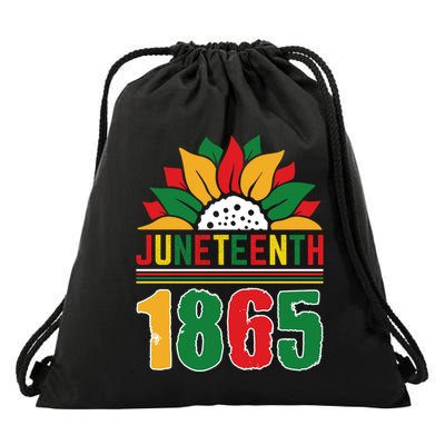 Juneteenth 1865 Celebration Artwork Drawstring Bag