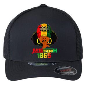 Juneteenth 1865 Celebrate Freedom Celebrating Black Women Flexfit Unipanel Trucker Cap