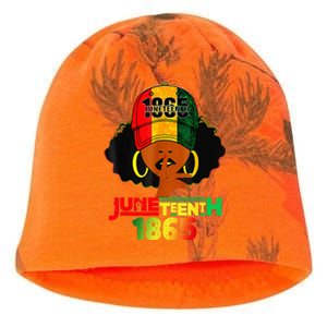 Juneteenth 1865 Celebrate Freedom Celebrating Black Women Kati - Camo Knit Beanie