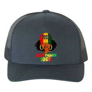 Juneteenth 1865 Celebrate Freedom Celebrating Black Women Yupoong Adult 5-Panel Trucker Hat