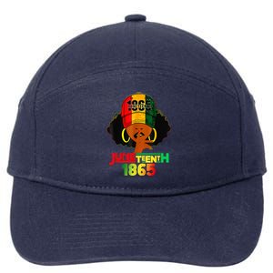 Juneteenth 1865 Celebrate Freedom Celebrating Black Women 7-Panel Snapback Hat