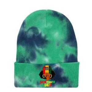 Juneteenth 1865 Celebrate Freedom Celebrating Black Women Tie Dye 12in Knit Beanie