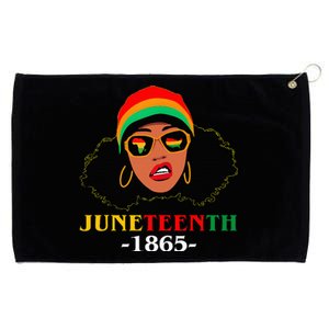 Juneteenth 1865 Celebrate Freedom Celebrating Black Women Grommeted Golf Towel