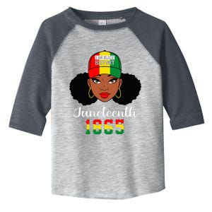 Juneteenth 1865 Celebrate Freedom Celebrating Black Women Toddler Fine Jersey T-Shirt