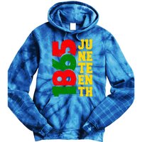 Juneteenth 1865 Celebrate Black Pride Freedom Day Cute Gift Tie Dye Hoodie