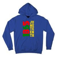 Juneteenth 1865 Celebrate Black Pride Freedom Day Cute Gift Tall Hoodie