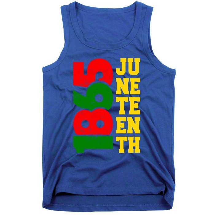 Juneteenth 1865 Celebrate Black Pride Freedom Day Cute Gift Tank Top