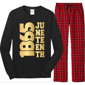 Juneteenth 1865 Celebrate Freedom Day Black Pride Gift Long Sleeve Pajama Set