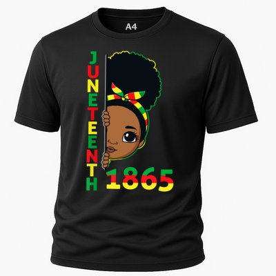 Juneteenth 1865 Celebrating Brown Skin Princess Girls Black History Performance Shirt