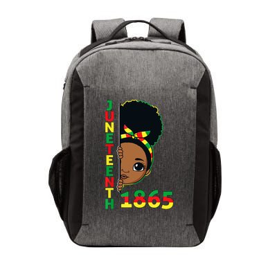 Juneteenth 1865 Celebrating Brown Skin Princess Girls Black History Vector Backpack