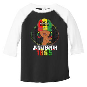 Juneteenth 1865 Celebrate Freedom Celebrating Black Women Toddler Fine Jersey T-Shirt