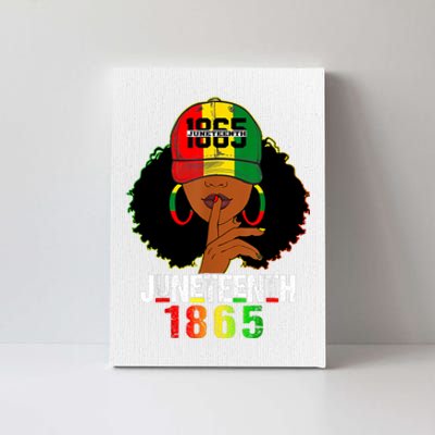 Juneteenth 1865 Celebrate Freedom Celebrating Black Women Canvas