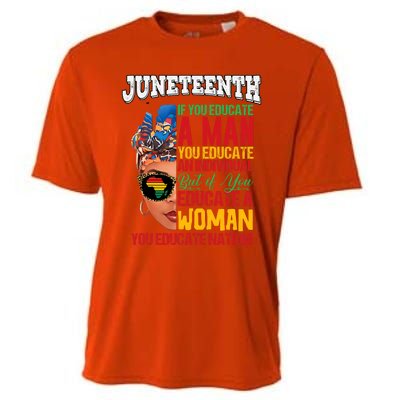 Juneteenth 1865 Celebrating Black Women Our Black Mothers Cooling Performance Crew T-Shirt